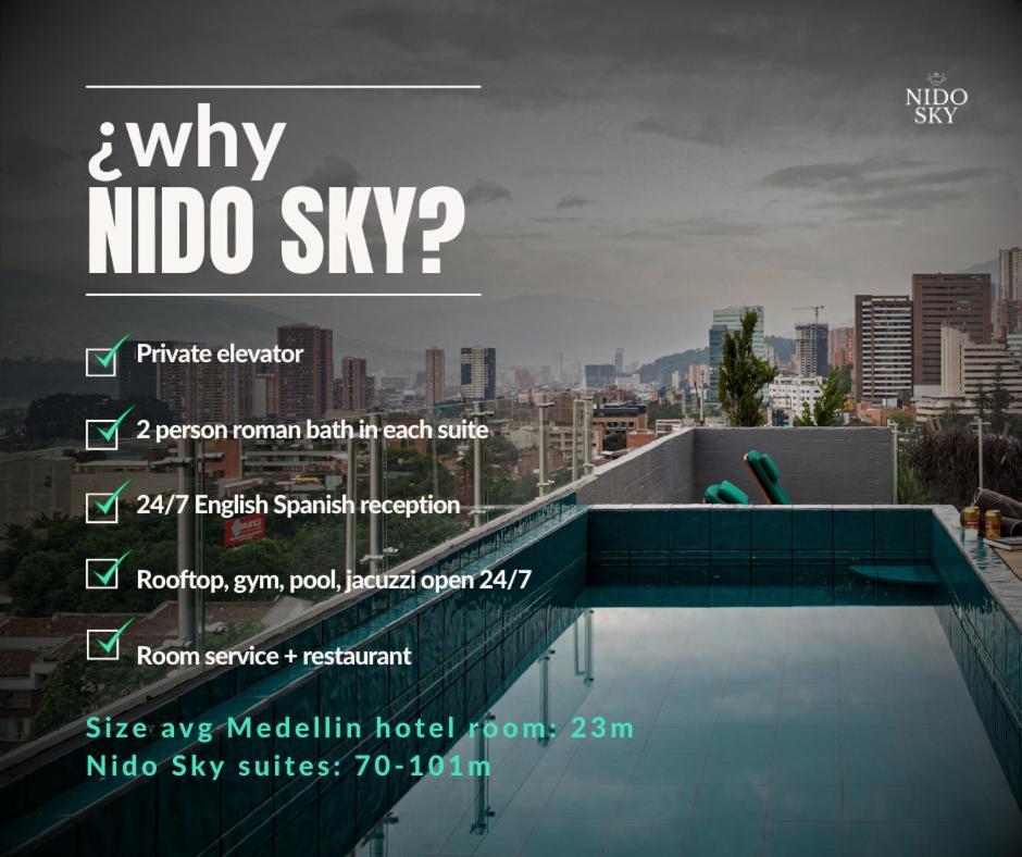 Nido Sky Aparthotel Medellín Eksteriør bilde